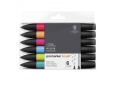 Winsor & Newton Promarker Brush set 6 Mid Tones