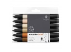 Winsor & Newton Promarker Brush Skin Tones Set 6
