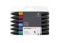 Winsor & Newton Promarker Brush Rich Tones Set 6