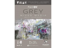 Paint On mix media blokovi sivi papir