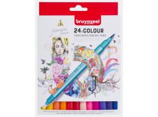 Expression Fineliners Brush Pens set 24