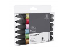 Winsor&Newton Promarker Mid Tones set 6..