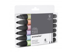 Winsor&Newton Promarker Pastel Tones set 6.