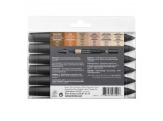 Winsor&Newton Promarker Skin Tones 2 set 6..