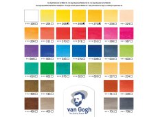 Van Gogh akvarel set 36 ton karta