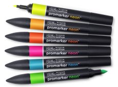 Winsor&Newton Promarker set 6 Neon