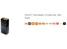 ShinHan Art Touch markeri set 12 boje kože