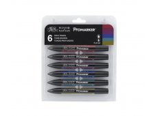 Winsor&Newton Promarker Set 6 Rich Tones