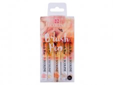 ECOLINE BRUSHPEN SET 5 BEIGE PINK