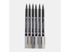 SAKURA KOI BRUSH PEN SIVI SET 6 AKVAREL MARKERI