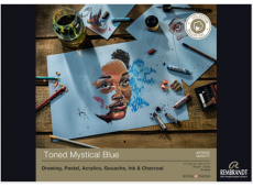 REMBRANDT MIX MEDIA BLOK TONED MYSTICAL BLUE