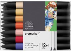 WINSOR & NEWTON PROMARKER MANGA 1 SET 12+1