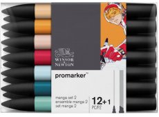 WINSOR & NEWTON PROMARKER MANGA 2 SET 12+1